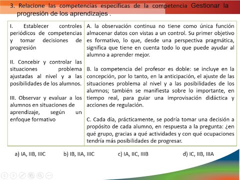 2. diez nuevas competencias para enseñar. Gestionar la progresión de los aprendizajes.