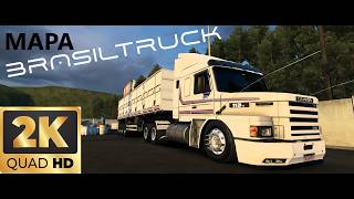 Euro Truck Simulator 2 - MAPA BRASIL TRUCK  1.58