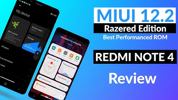 REDMI NOTE 4 MIUI 12.2 Razered Edition By Akib Review | Most Performance wala rom 😎