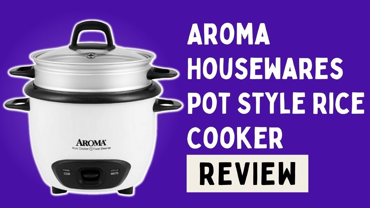 Aroma Housewares 6-Cup Cooked 3-Cup Uncooked Pot-Style Rice Cooker ARC-743G