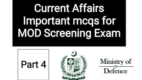 Current Affairs important mcqs for mod exam,  mod jobs 2022 , mod