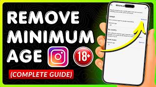 How To Remove Minimum Age Restrictions on Instagram (2026 Full Guide)