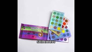 Beauty Glazed 60 Colours Professional Eyeshade Palette Highly Pigmented