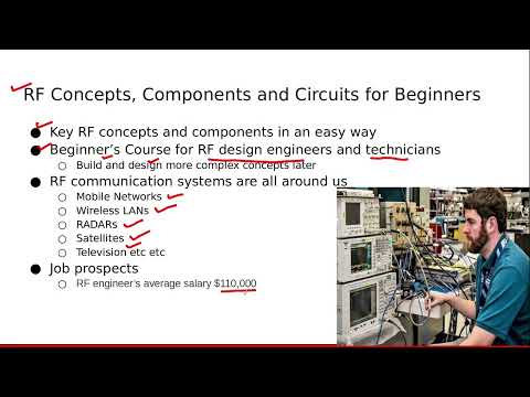 Introduction to RF Concepts, Components and Circuits for Beginners Course