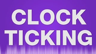 Electronic Clock Ticking - SOUND EFFECT - Elektronischer Wecker Ticken SOUND EFFEKT