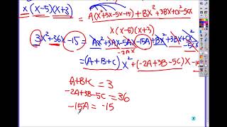 Partial Fraction Decomposition to 3 fractions