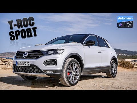 2018 VW T-ROC Sport (190hp) - DRIVE & SOUND (60FPS)