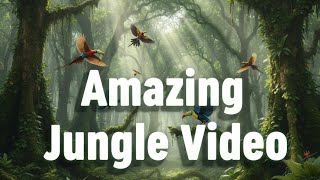 🌳 Peaceful Jungle Scenery 4K | Relax • Sleep • Study with Nature