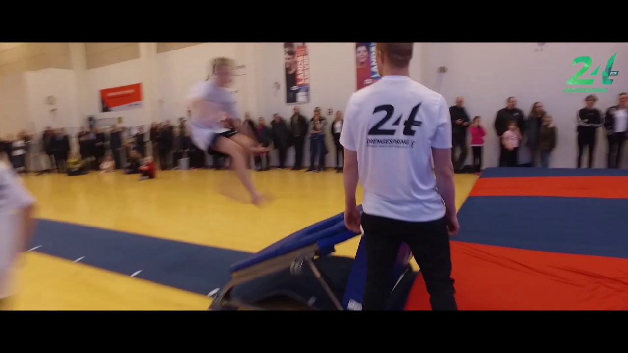 Vedersø Idrætsefterskole Drengespring 24t 2018 Springcenter