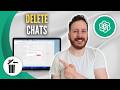 How To Delete All ChatGPT Chats