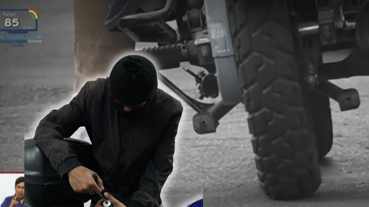 Robaron una moto en pleno centro paceño