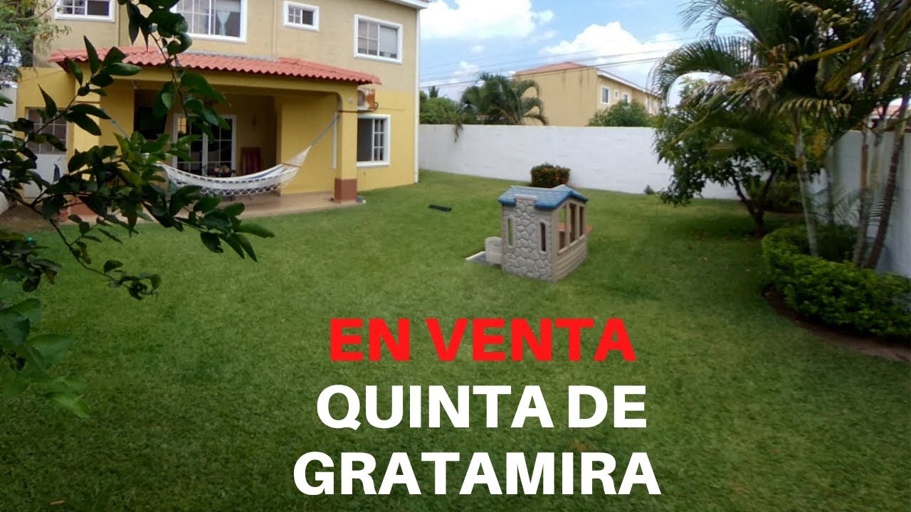 VENDIDA SE VENDE CASA EN QUINTA DE GRATAMIRA , LOURDES EL SALVADOR