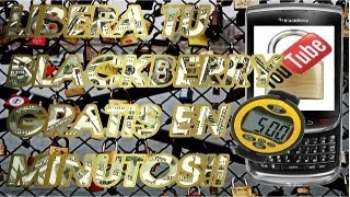 Libera tu Blackberry TOTALMENTE GRATIS en 3 minutos
