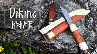 Making a Gotland Viking Damascus Knife