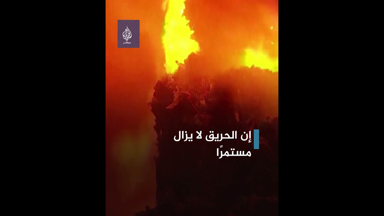 عبرت أدخنته الحدود.. حريق هائل في جنوب شرق كرواتيا يتسبب بإطلاق “أبخرة سامة”