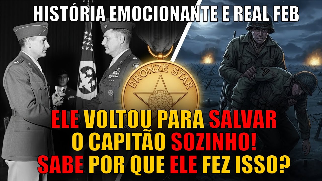BRASILEIRO Ganhou BRONZE STAR: Voltou Sozinho pra Salvar o Capitão | FEB