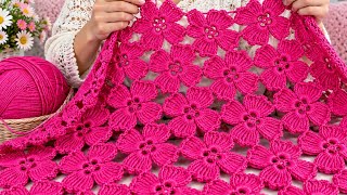 You Won’t Believe How Easy This Gorgeous Crochet Flower Pattern Is! 🌸🧶