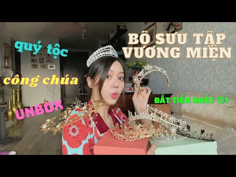 MÌNH ĐÃ MUA GẦN 20 CHIẾC VƯƠNG MIỆN ĐỂ XẢ STRESS 😱 unbox, bộ sưu tập vương miện của mình