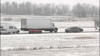 Snowy Conditions In Southern Central Ohio