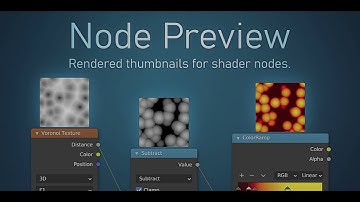 Node Preview Add-On for Blender