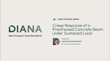 Video Tutorial Series: Creep Response of a Prestressed Concrete Beam Under Sustained Load