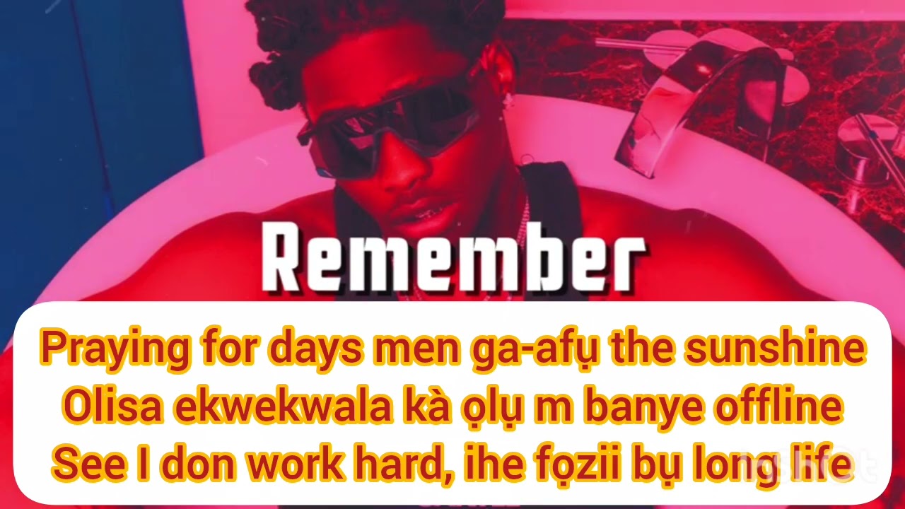 remember karaoke version by moquel6.   jeriq ft phyno 