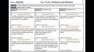 Organizing Evidence Based Claims in your Research