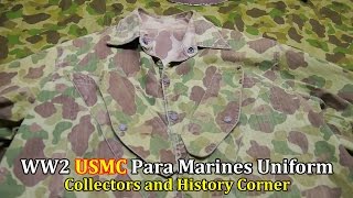 World War 2: USMC Para Marines Uniform | Collector's & History Corner