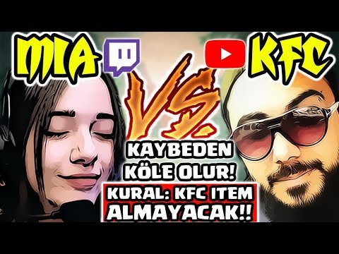 MiAFITZ vs KFCEATBOX. Yayıncı vs Youtuber | Kaybeden 1 Gün Boyunca Köle olur | LoL Pit