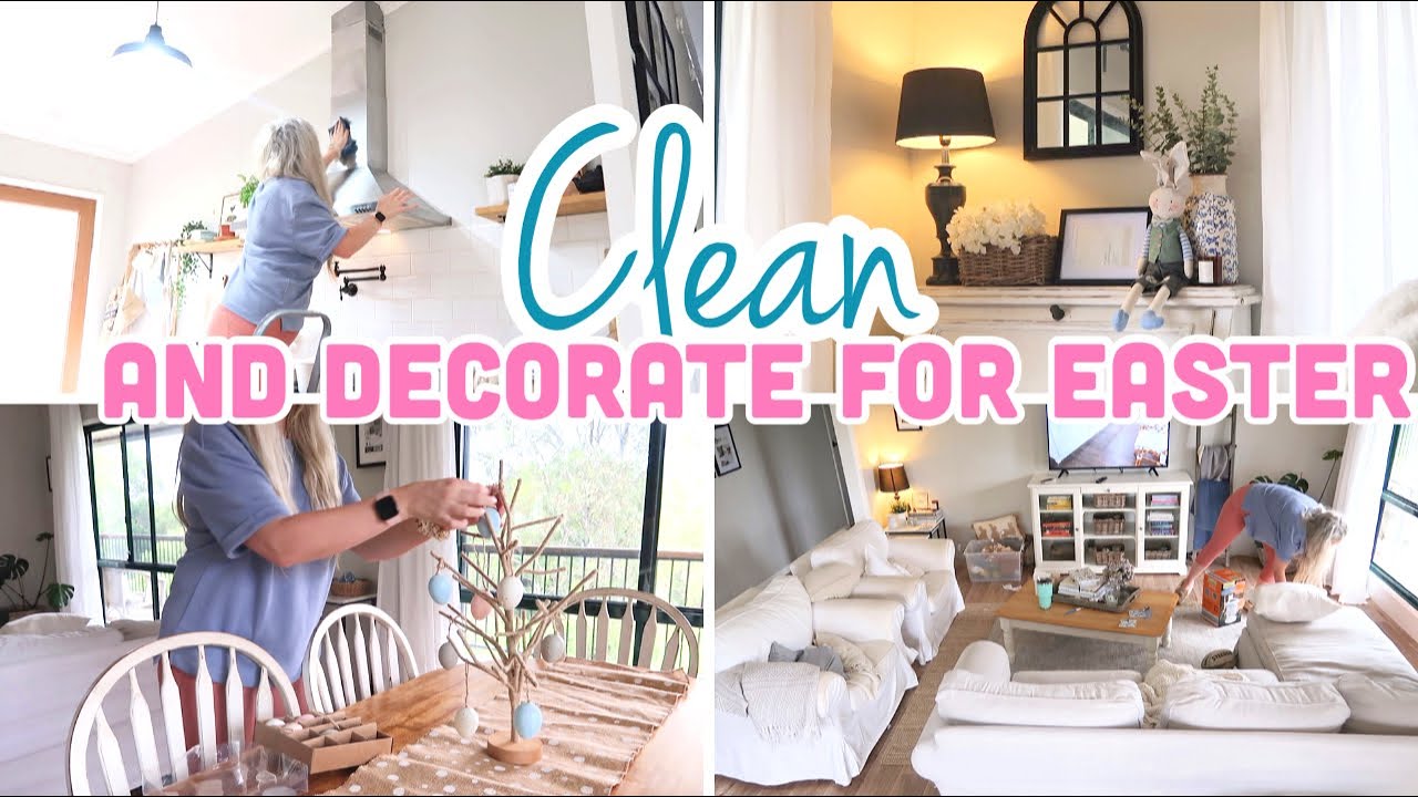 *NEW CLEAN & DECORATE WITH ME | EASTER 2021 EDITION |CLEANING MOTIVATION | SPEED CLEAN
