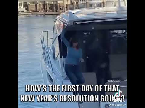 My drunk Aunt fell off the boat.
