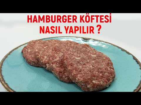 Profesyonel Hamburger Köftesi Tarifi - Evde Hamburger Köftesi Nasıl Yapılır ?