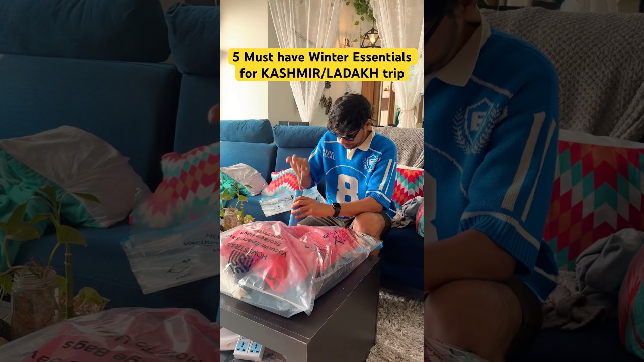 5 must have winter essentials for Kashmir/ladakh winter trip #travelhacks #winteressentials #hacks