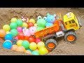 الحفار, الجرار, سيارة الإطفاء, شاحنات القمامة و سيارات الشرطة ومجموعة Construction Vehicles Toys