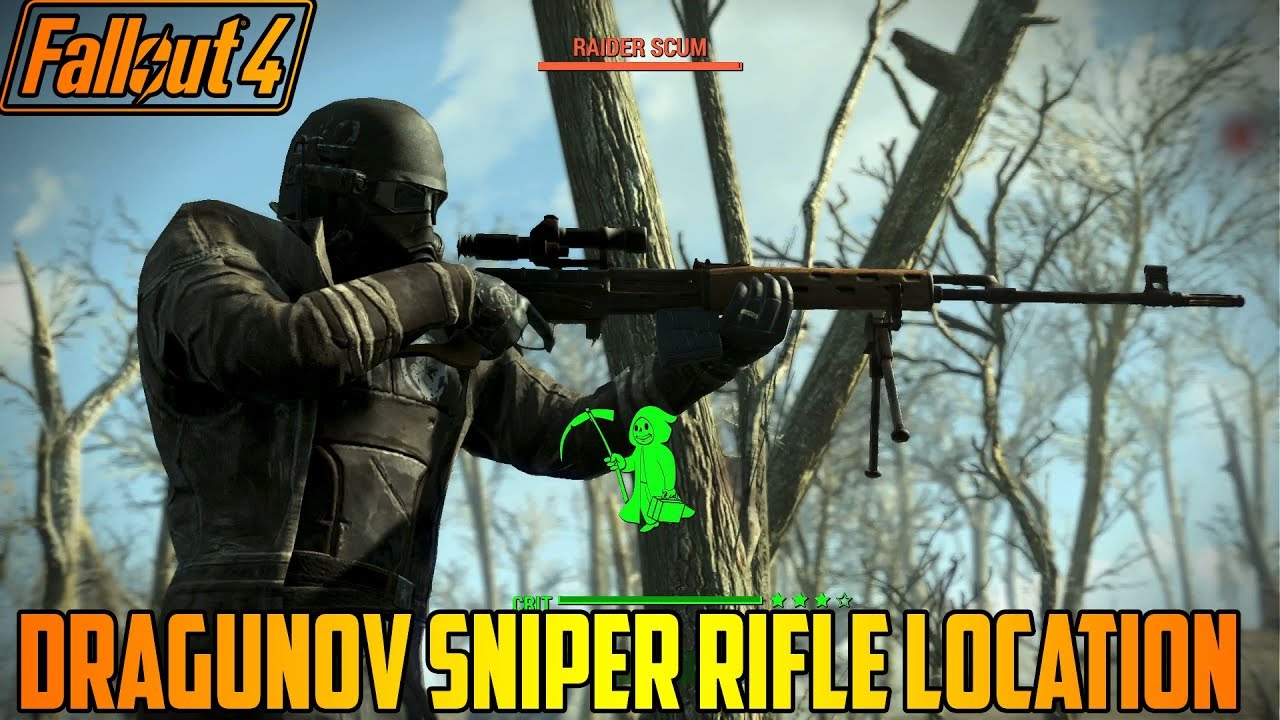Fallout 4 Dragunov Sniper Rifle Location (Xbox One Mod)