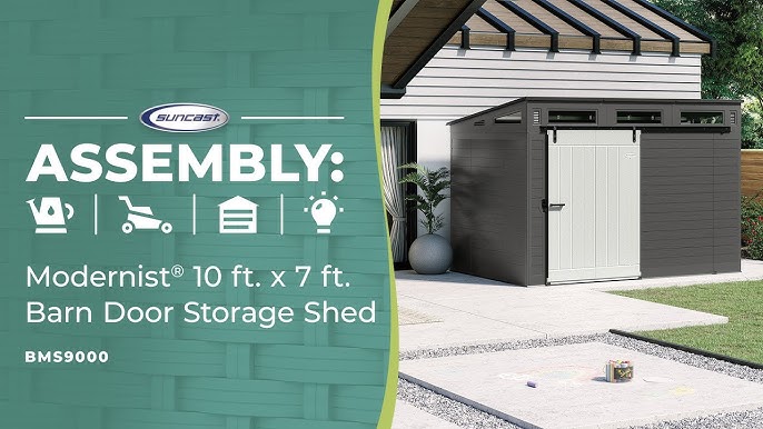 Rubbermaid 10 ft. W x 7 ft. D Plastic Storage Shed (70 sq. ft.) 2156398 -  The Home Depot