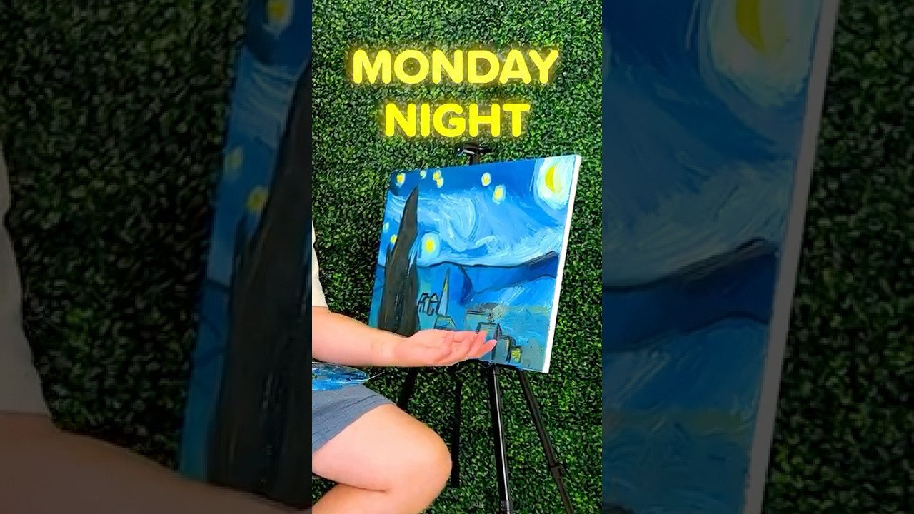 I Tried Painting Starry Night