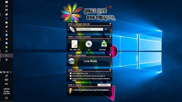 How to Create Linux Bootable USB Flash Drive with LinuxLive USB Creator on Window 10