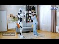 AI Robots and Human Technicians Install Centralized Aircon System for Supermarket|Teamwork in Action