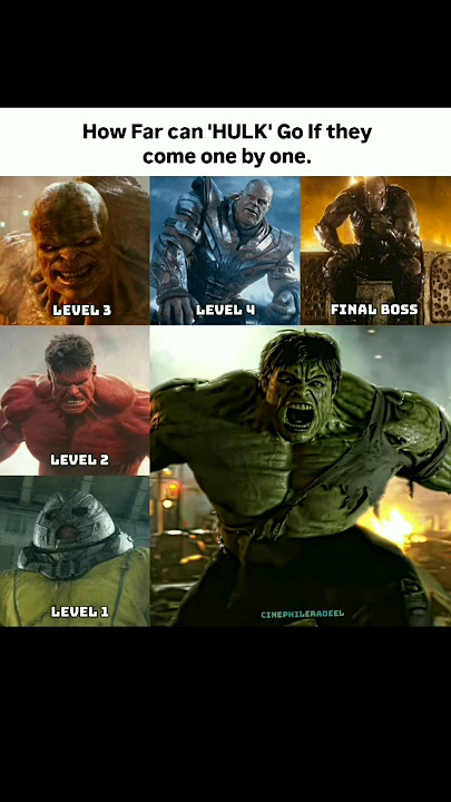 How far can Hulk go if they come one by one #marvel #dc #Hulk #trending #instagram #superheromemes