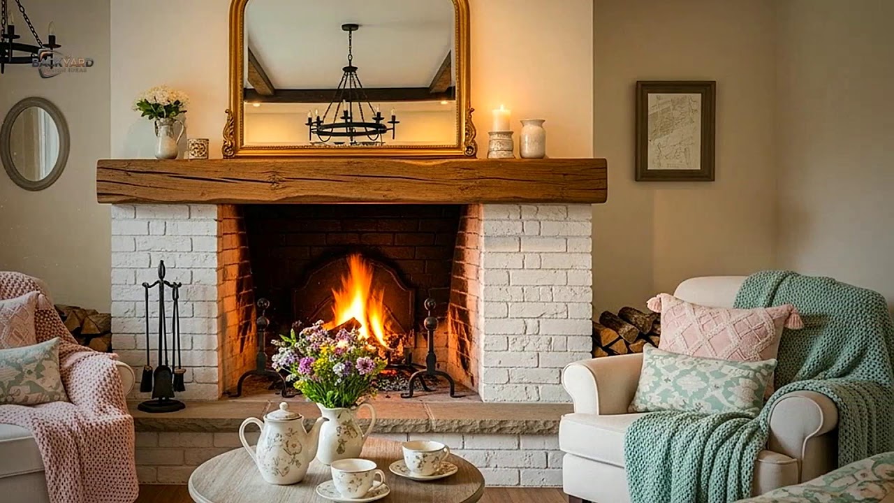 Compact US Living Room Fireplace Layout Live Coaching