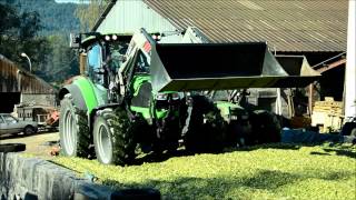 NEW Deutz Fahr 5130 TTV - Maïshackseln !