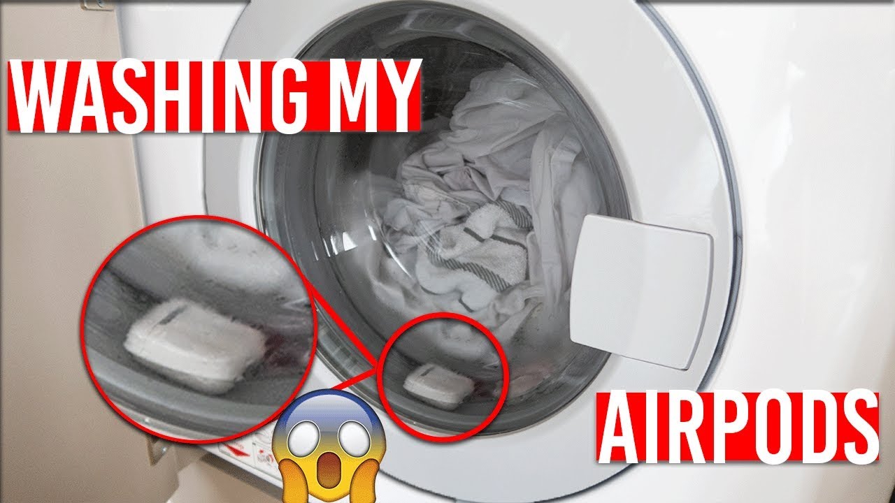 Ti år Antologi Postnummer WHAT HAPPENS WHEN YOU PUT AIRPODS IN THE WASHING MACHINE.. VLOGMAS DAY 5 -  YouTube