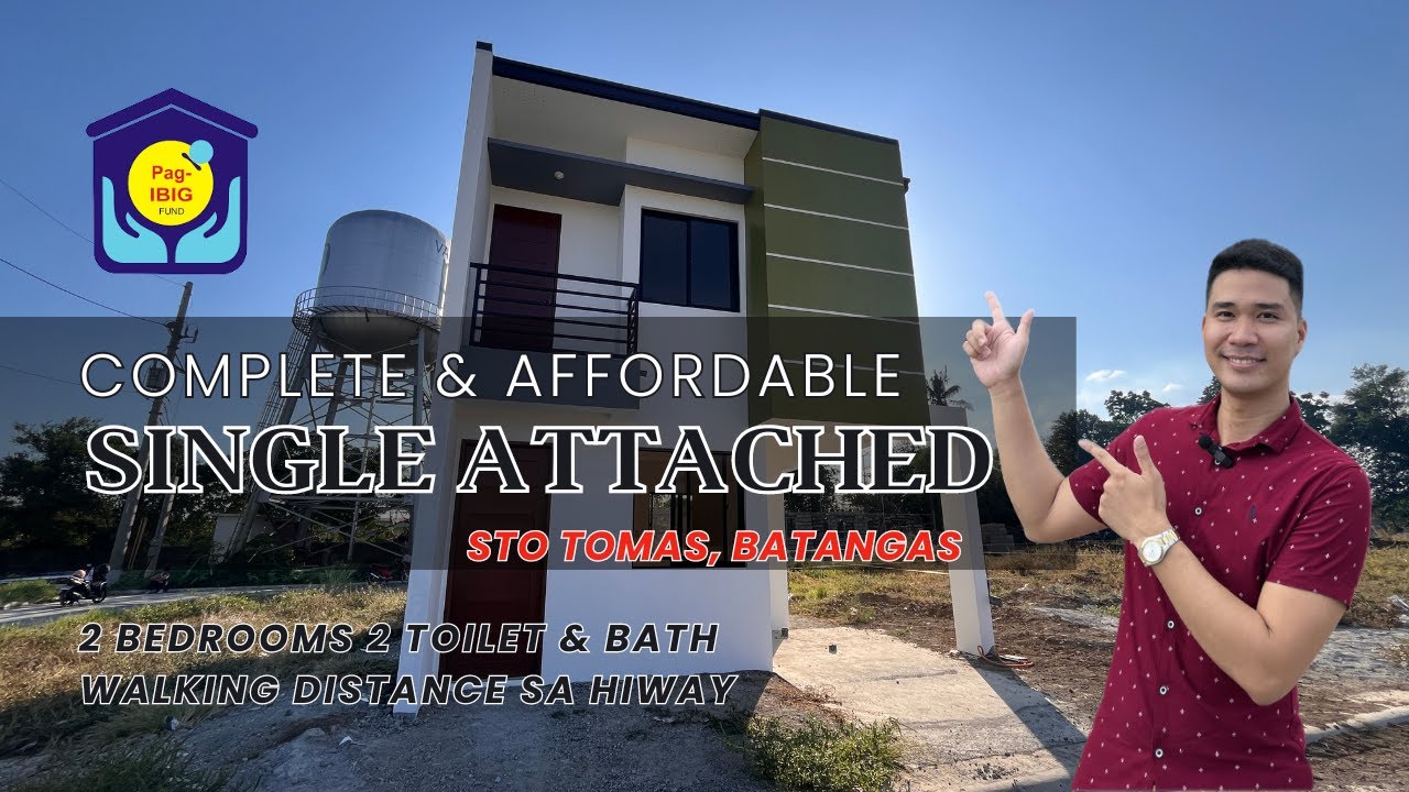 HOUSE TOUR #21 EUSTAQUIO MODEL | AFFORDABLE SINGLE ATTACHED | PAGIBIG FINANCING | STO TOMAS BATANGAS