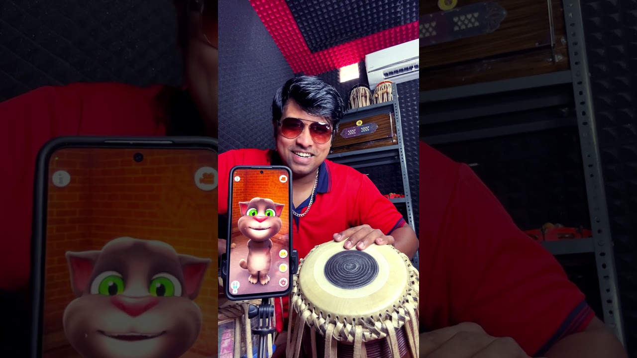 TABLA DRUM VS TALKING TOM 😂