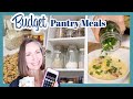 EXTREME BUDGET FAMILY MEALS | CHEAP DINNER IDEAS FOR FRUGAL MEAL PLANNING &amp; PANTRY COOKING