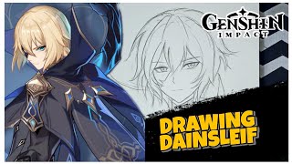 Drawing Dainsleif Genshin Impact Drawing Dainsleif Genshin Impact