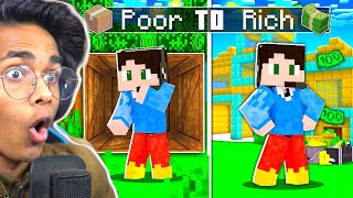 Going POOR To RICH In Minecraft (SAD STORY)