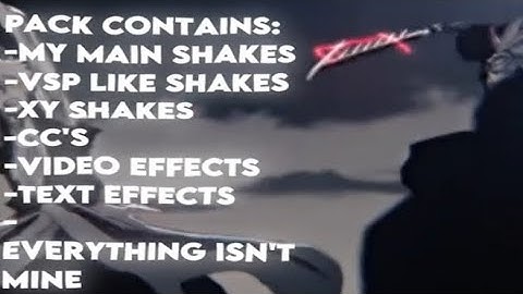 Free Alight Motion VFX Pack (Shake, CC, Text, XY Shakes