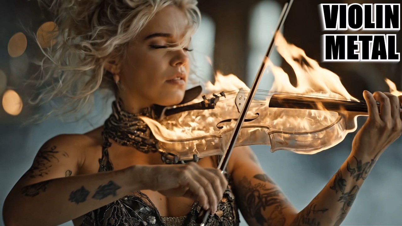 VIOLIN METAL EXPERIENCE 🖤 Power, Fire & Mystery | Epic Visual Journey